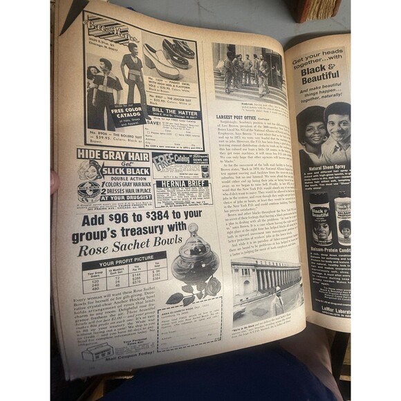 Ebony Magazine April 1974 Billy Dee Williams Cover Vintage Black History Ads - Picture 12 of 12